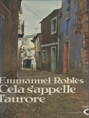 cover image of Cela s'appelle l'aurore